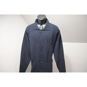 7 Diamonds Breckenridge Button Up Sweater Cargo Long Sleeve Black Mens Large